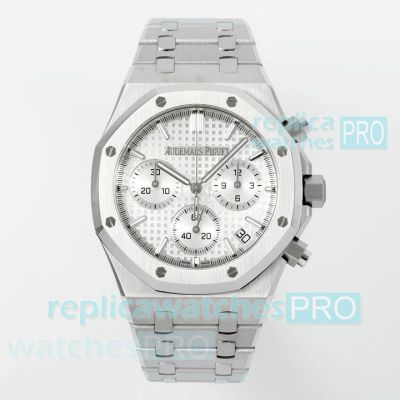 Best 1-1 Clone APS Audemars Piguet Royal Oak Swiss 4401 Silver Stainless Steel Watch 